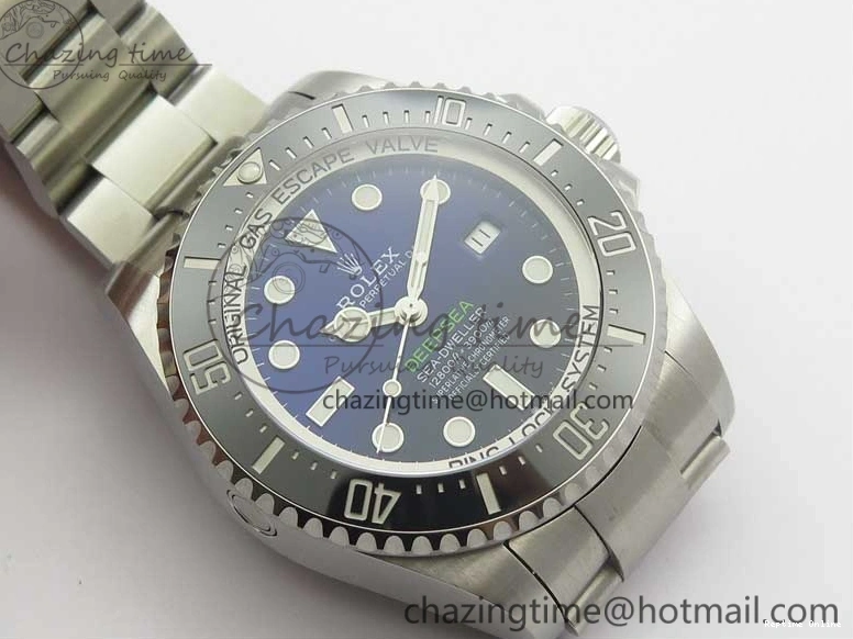 0129 WeatherProof Sea-Dweller 126660 ‘D-Blue’ Noob 1:1 Best Edition 904L SS Case and Bracelet A3235 Clone 3206